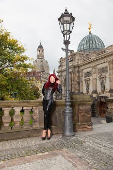 City Walk Latex Catsuit Dresden